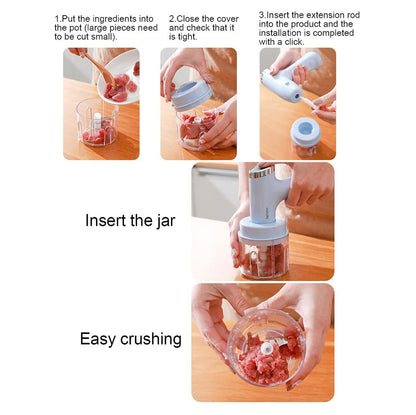 BATIDORA Y PICADORA ELECTRICA - POWERCHEF 2 EN 1